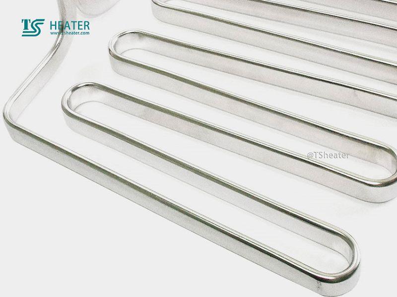 Flat tubular heater