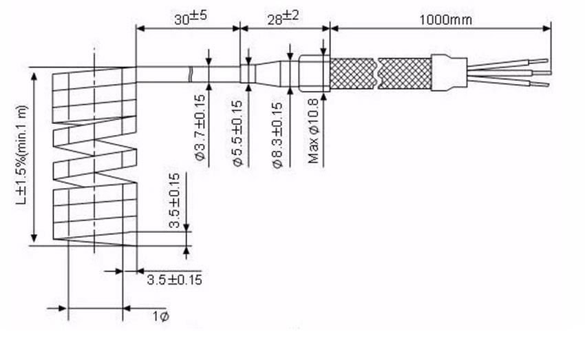 High Quality Industrial Spring Hot Runner coil micro heater