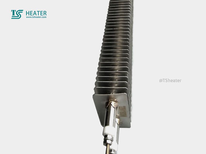 Finned Strip Heater With Brackets