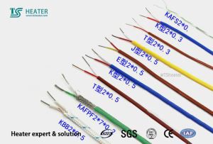 K Type Green and White PTFE Insulated Thermocouple Wire/Cable